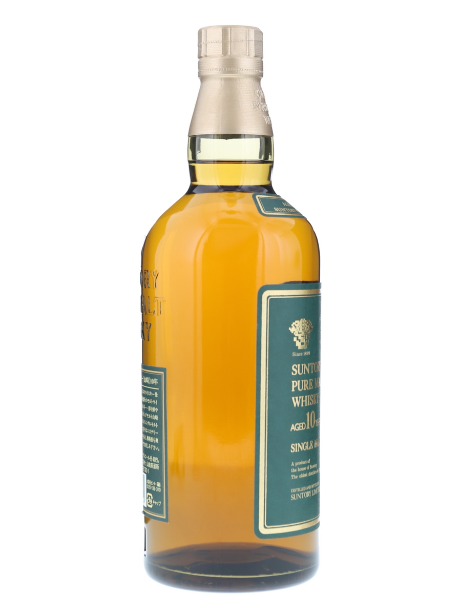 山崎 10年 ピュア モルト 緑ラベル 700ml / 40% - 歌舞伎ウイスキー