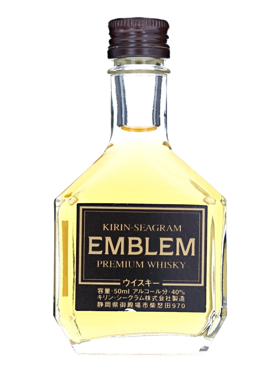 Kirin-Seagram Emblem Blended Whisky Miniature Bottle 5cl / 40
