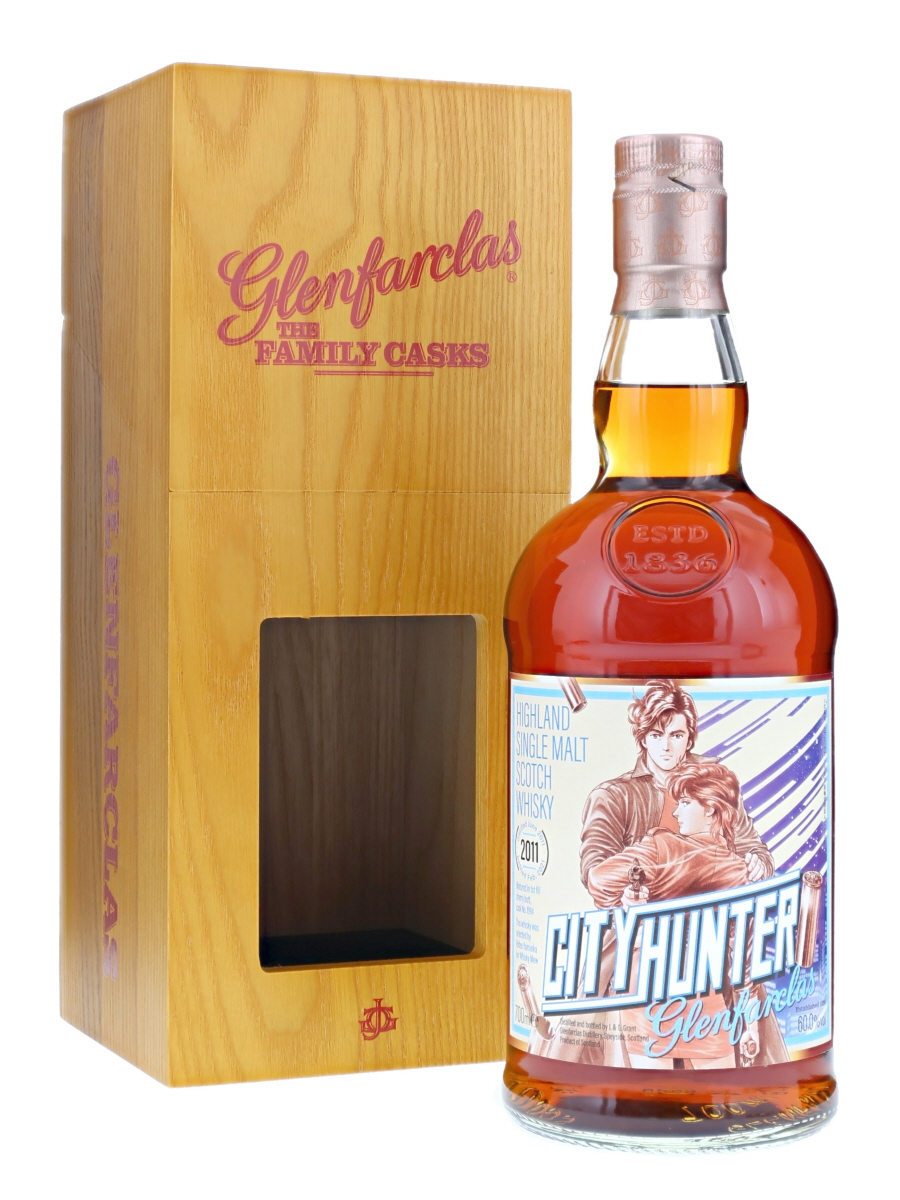 【緊急値下げ!】Glenfarclas CITY HUNTER&CATS EYE Glenfarclas City Hunter Label The Family Casks 2011-2021