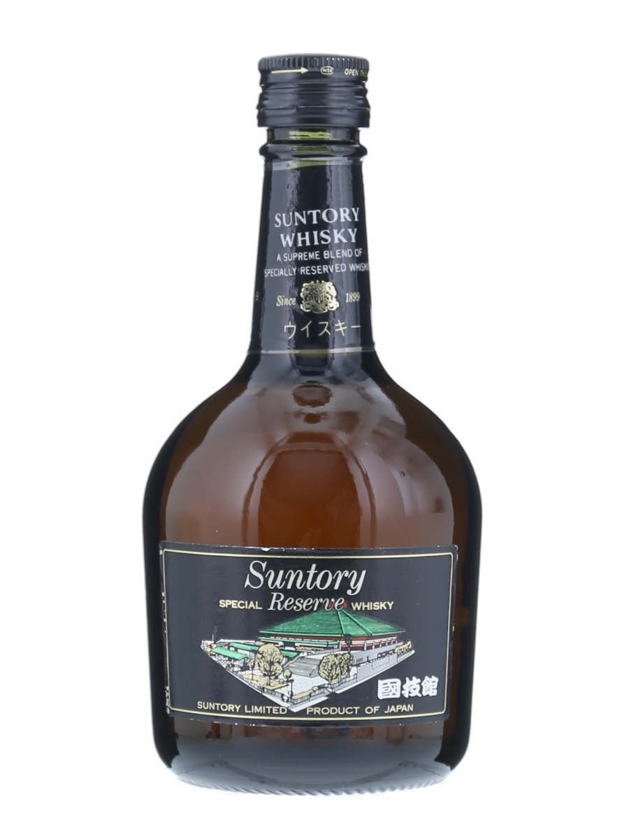 SUNTORY 180ml 国技館オールド&リザーブと余市10年原酒4本セット サントリー スペシャル リザーブ 国技館ラベル 180ml / 43% - 歌舞伎
