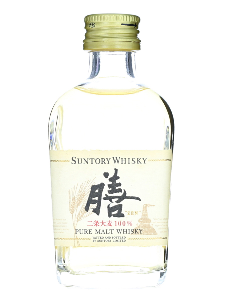 Suntory Zen Pure Malt Whisky Miniature Bottle 5cl / 40