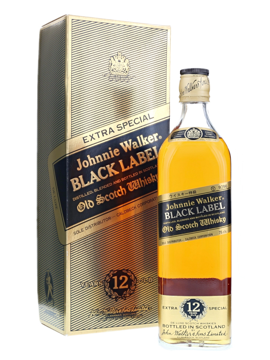 ジョニーウォーカー 黒ラベル 12年 特級表記 750ml / 43% - 歌舞