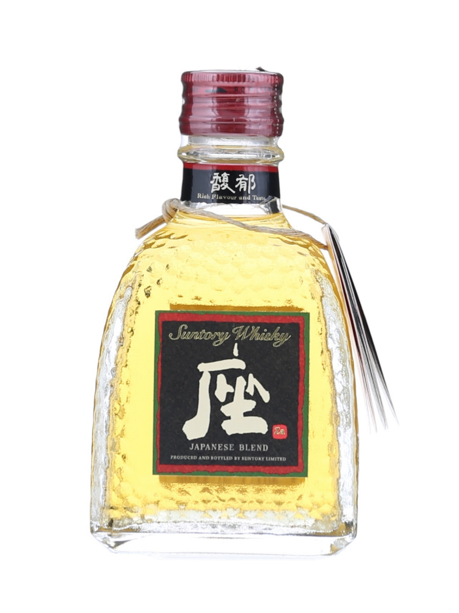 サントリー 座 座布団ケース付 180ml / 40% - 歌舞伎ウイスキー