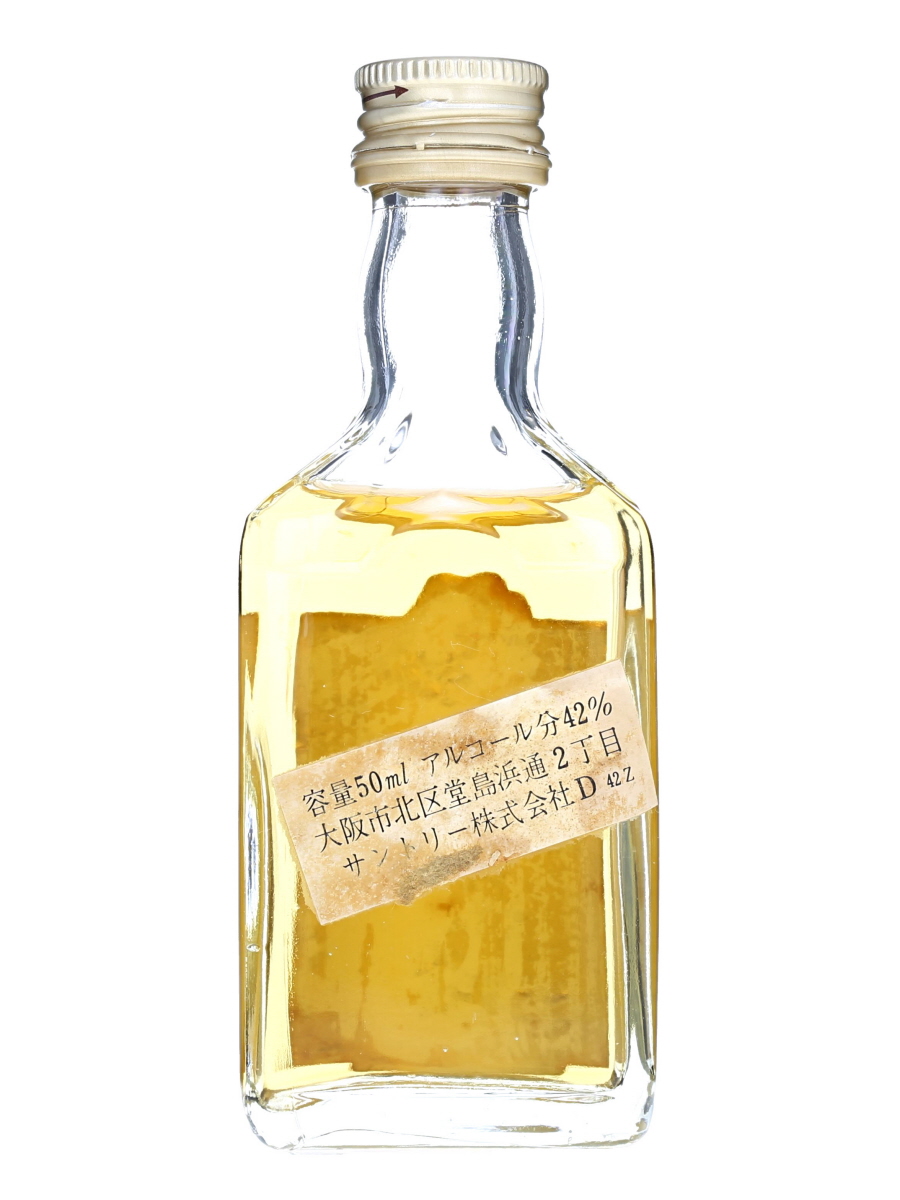 サントリーウイスキー　ゴールドクレスト　初期ラベル サントリー ゴールド 1級表示 50ml / 42% - 歌舞伎ウイスキー