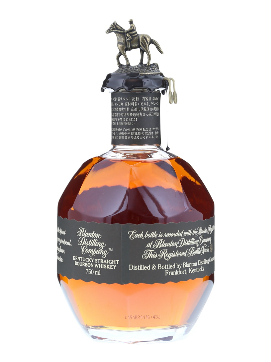 箱傷あり】ブラントン ブラック シングル バレル バーボン 2019 750ml