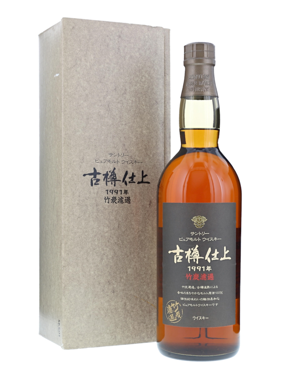 サントリー 古樽仕上 1991年 ピュアモルト 750ml / 43% - 歌舞伎