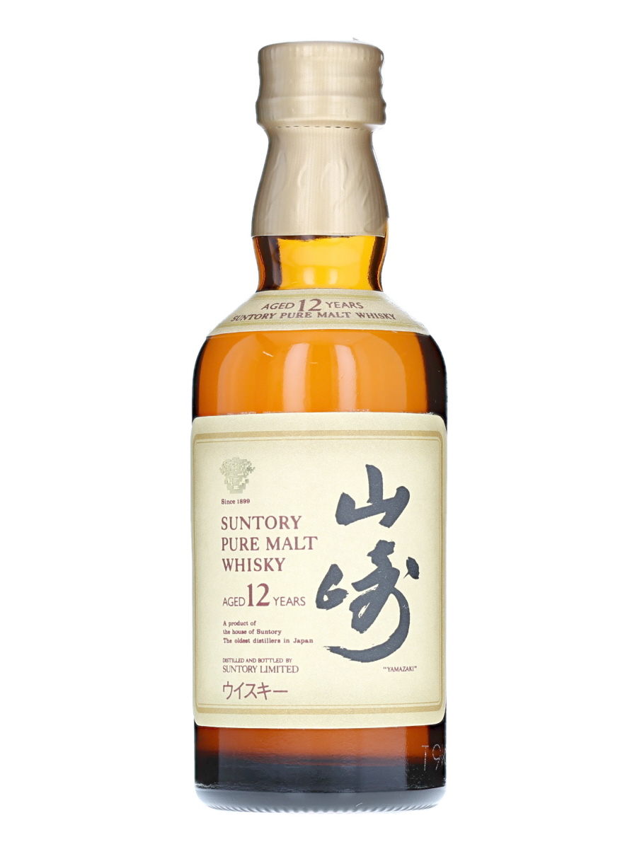 山崎 12年 ピュア モルト 50ml / 43% - 歌舞伎ウイスキー 日本の
