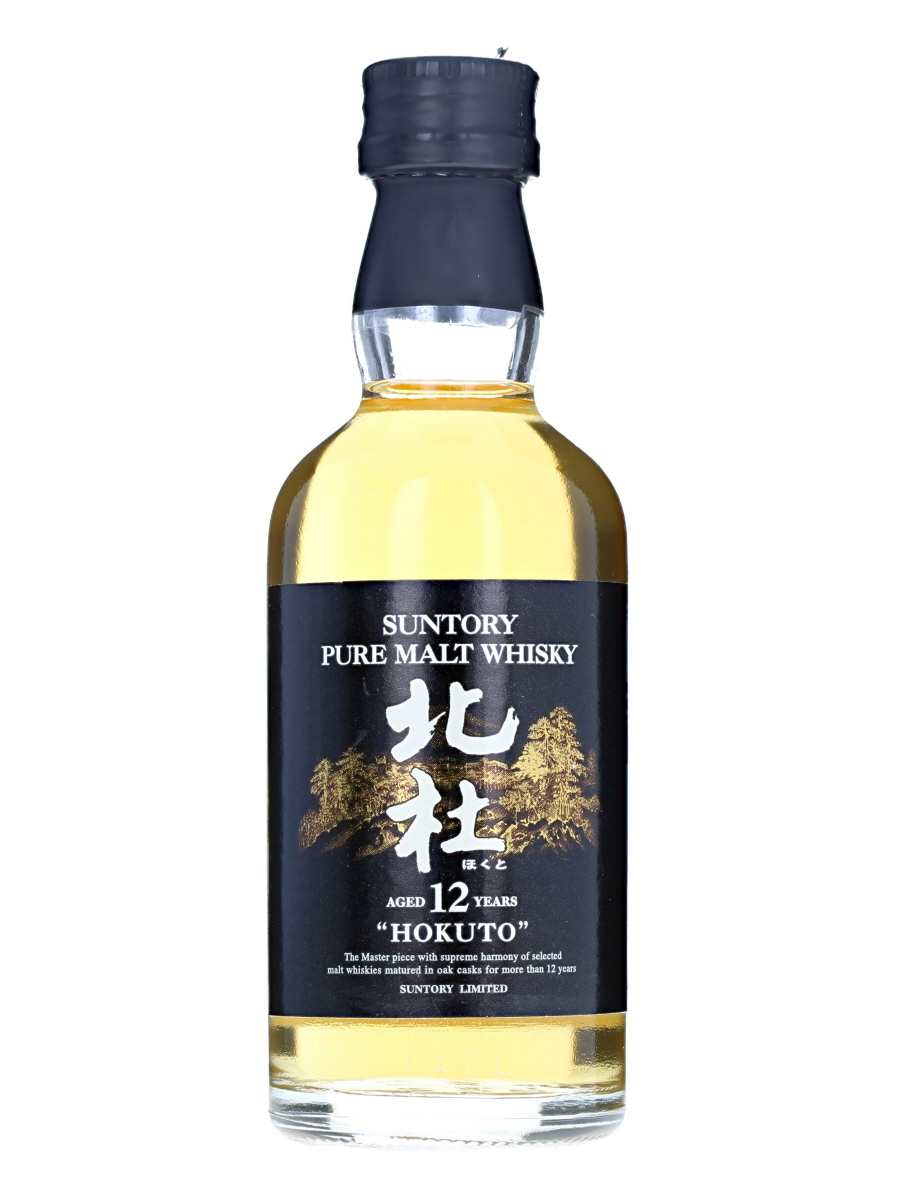 SUNTORY HOKUTO 12年 6本セット Suntory Pure Malt Hokuto 12 Years Miniature Bottle 5cl / 40