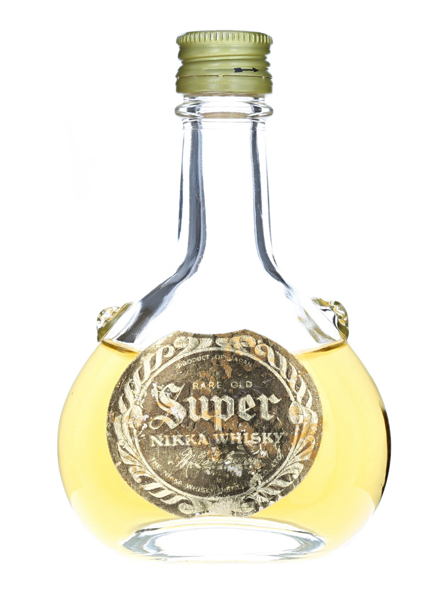 Super Nikka Protrusion Bottle Blended Whisky Miniature Bottle