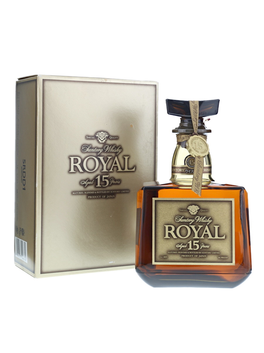 サントリー ローヤル 15年 ゴールドラベル 750ml / 43% - 歌舞伎