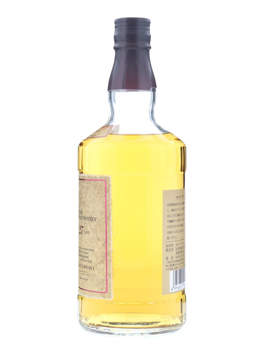 鳥取ウイスキー 27年 マツイ 鳥取 27年 700ml / 50% - 歌舞伎ウイスキー 日本の
