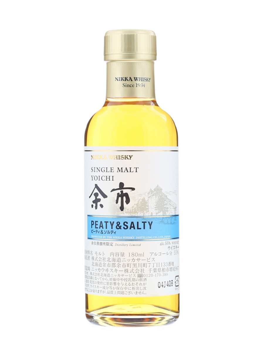 ニッカ 余市 シングル モルト ピーティー＆ソルティ 180ml / 55