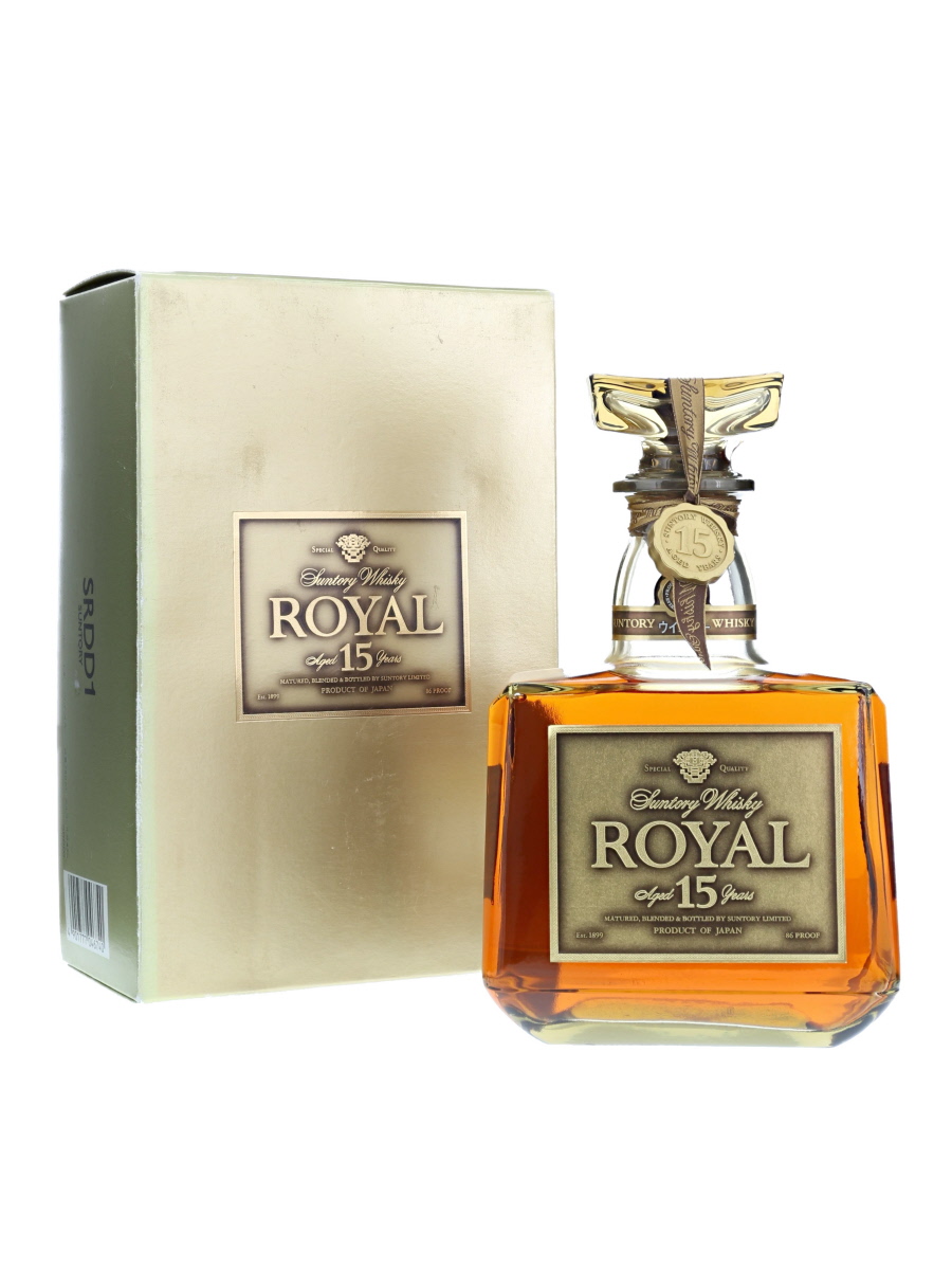 サントリー ローヤル 15年 ゴールドラベル 750ml / 43% - 歌舞伎