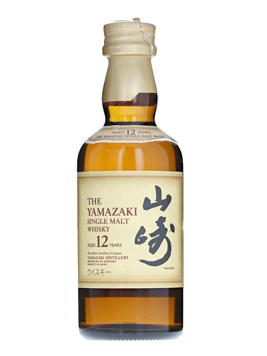 山崎 12年 シングル モルト 50ml / 43% - 歌舞伎ウイスキー 日本の