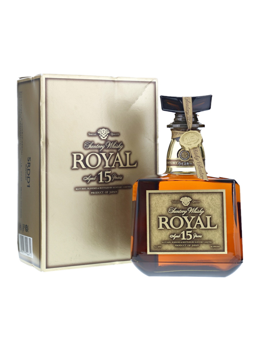サントリー ローヤル 15年 ゴールドラベル 750ml / 43% - 歌舞伎