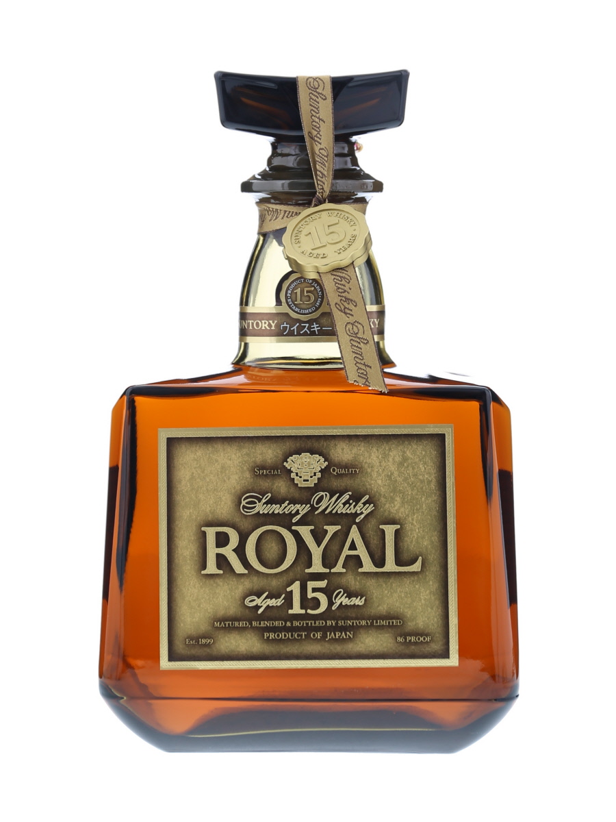 サントリー ローヤル 15年 ゴールドラベル 750ml / 43% - 歌舞伎