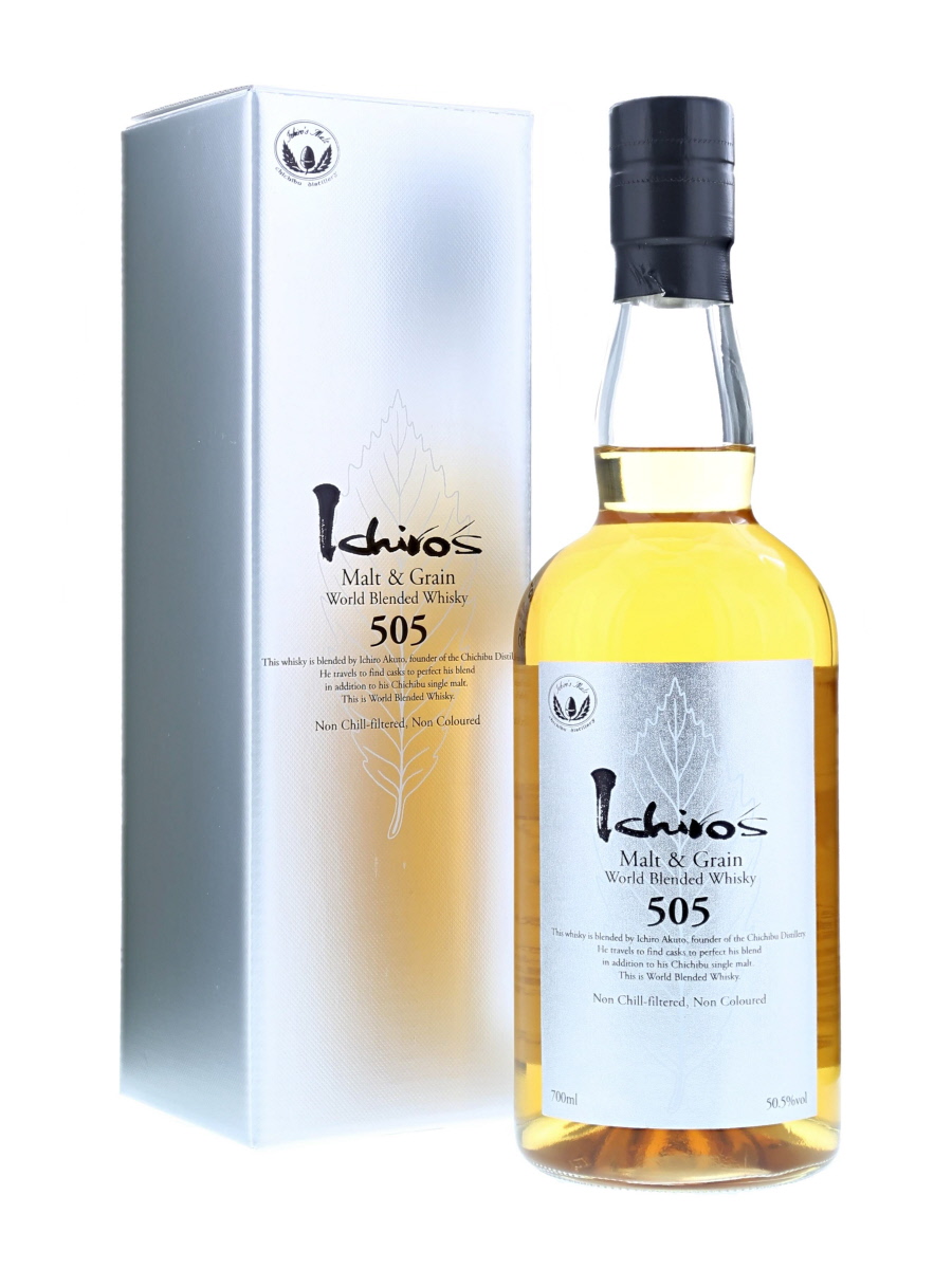 Ichiro's Malt & Grain 505 World Blended Whisky (Box Damage) 70cl
