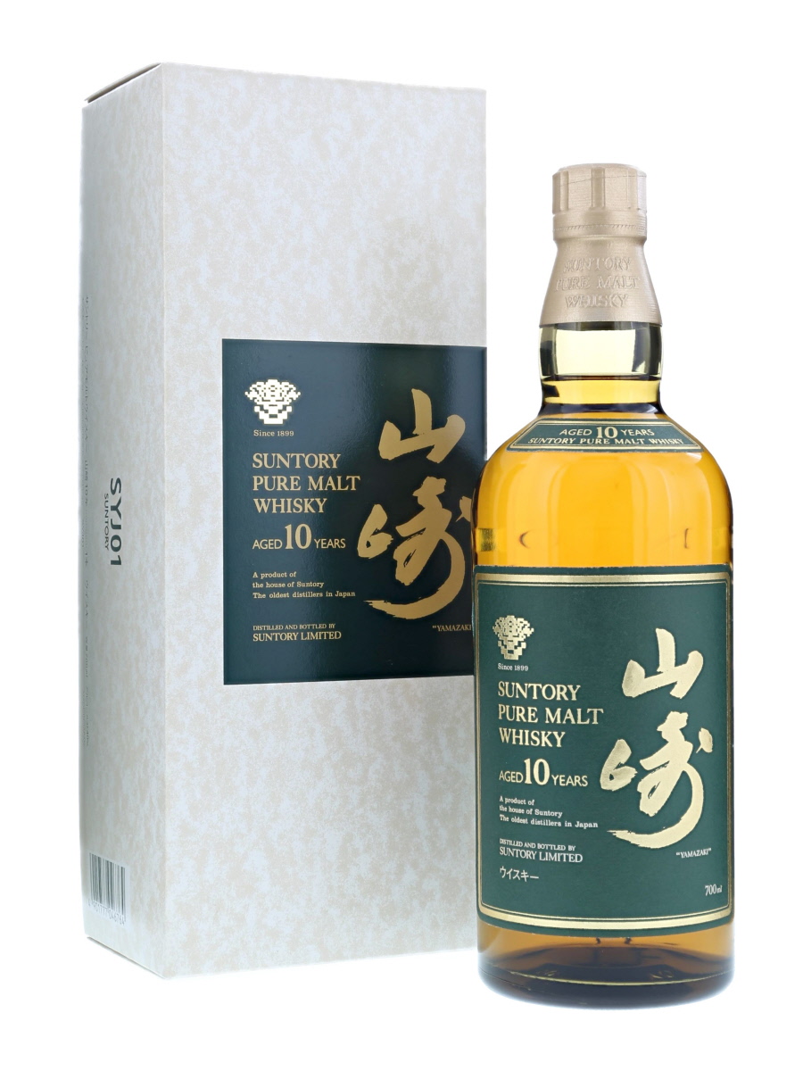 山崎 10年 ピュア モルト 緑ラベル 700ml / 40% - 歌舞伎ウイスキー