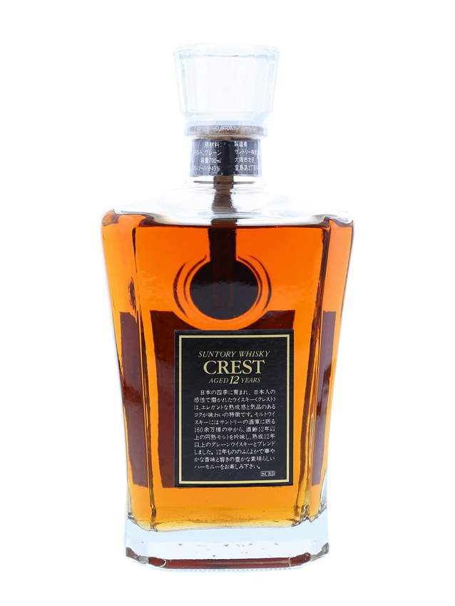 サントリー クレスト 12年 新メダル (箱無し) 700ml / 43% - 歌舞伎