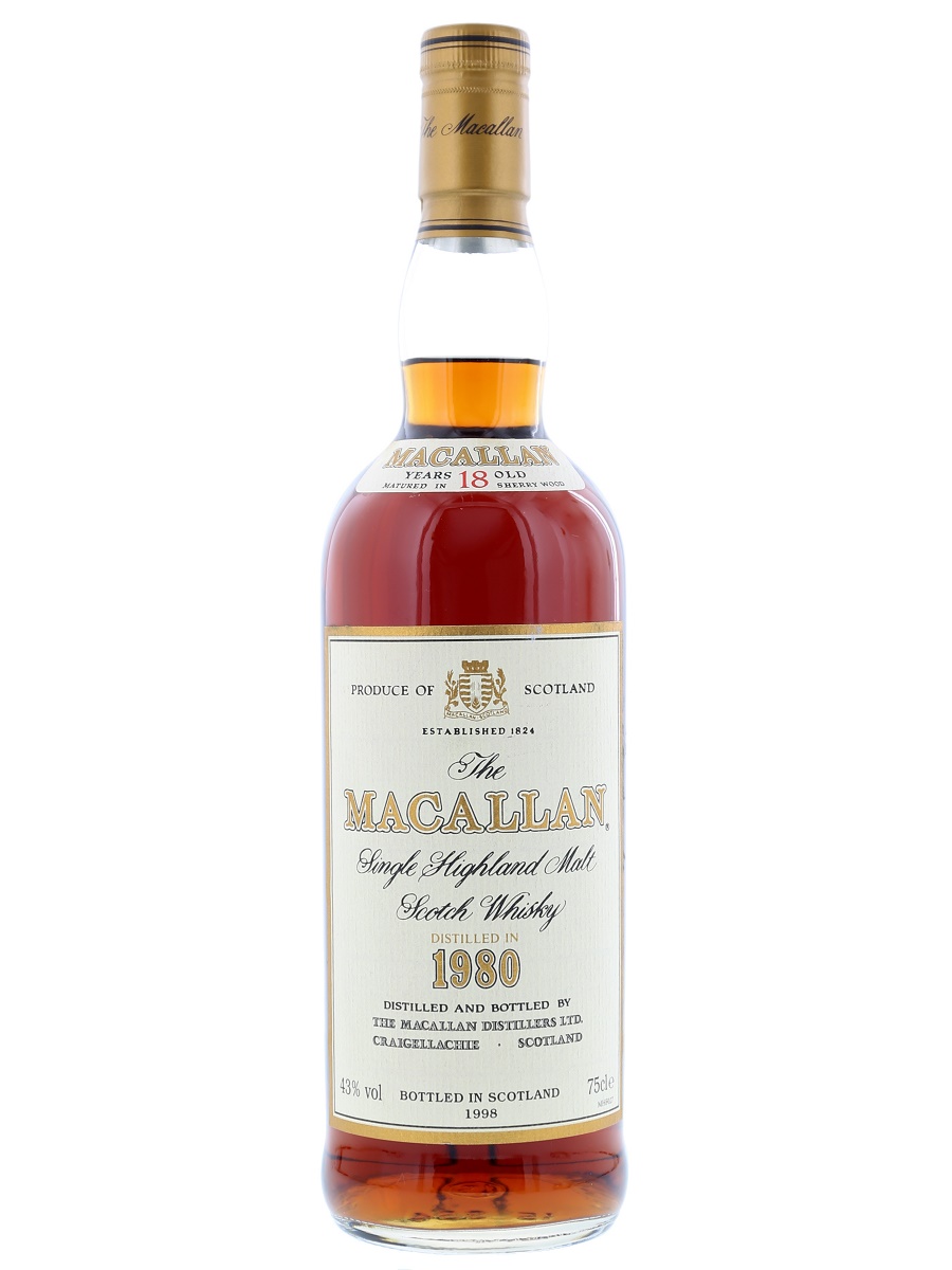 Macallan 1980 18 Year 75 cl / 43% Front