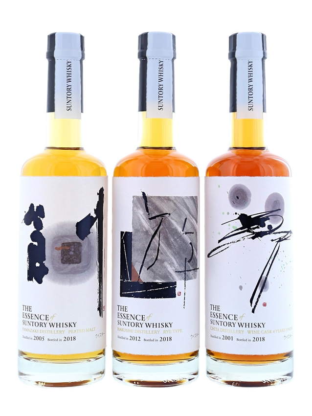 The Essence Of Suntory Whisky Set of Three bottles