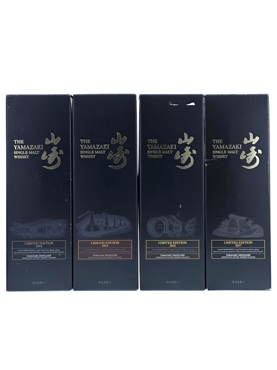 山崎 シングル モルト リミテッド エディション 2014/15/16/17