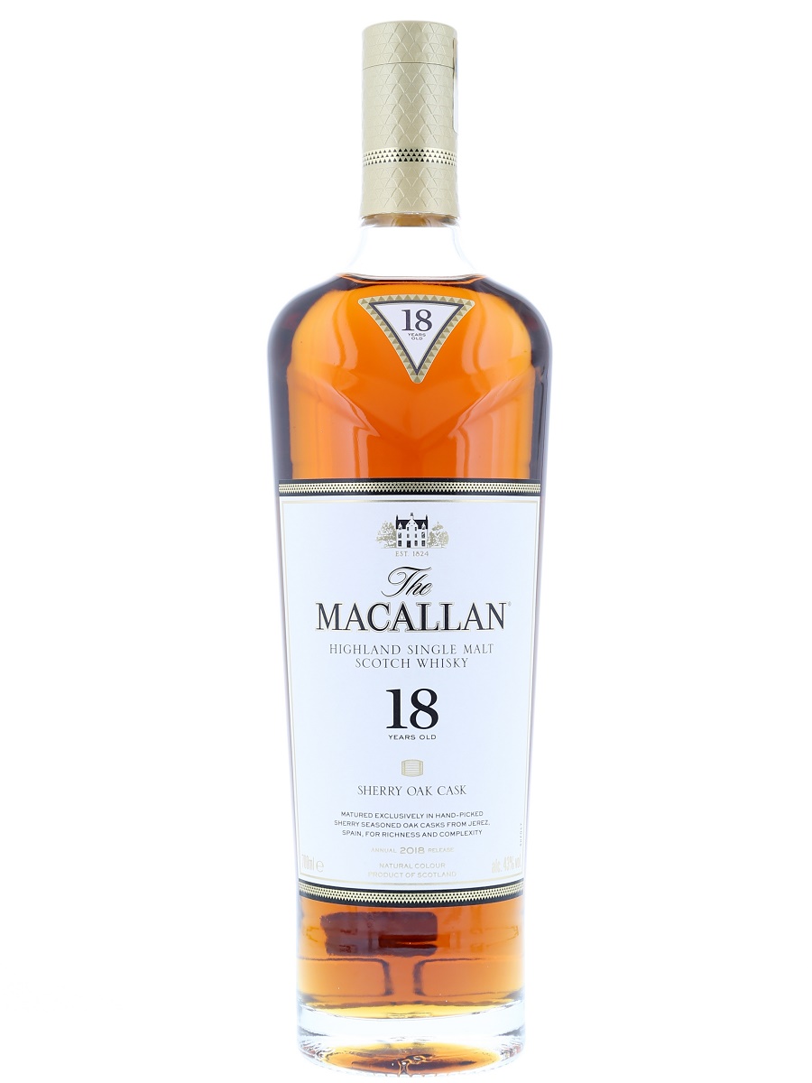 Macallan 18 Year Sherry (2018 Release) 70 cl / 43% Front