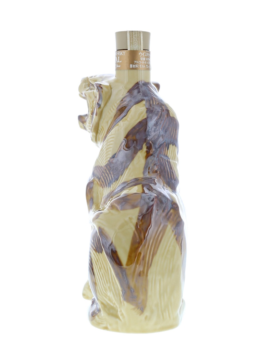 サントリー ローヤル 12年 虎ボトル ウイスキー ローヤル 12年 干支 陶器 ボトル 虎 1998 600ml / 43% - 歌舞伎