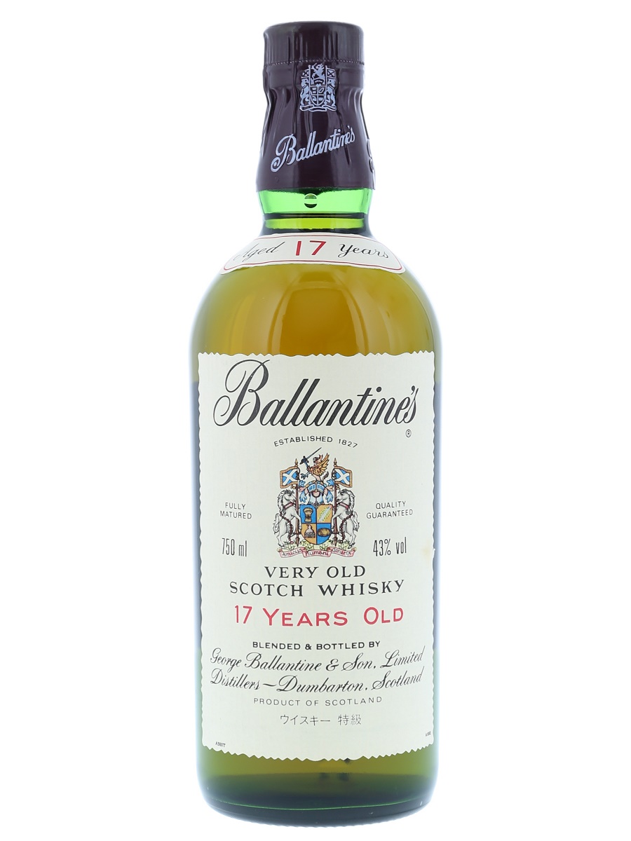 Ballantine’s 17 Year Bot. Pre1989 75cl / 43% Front