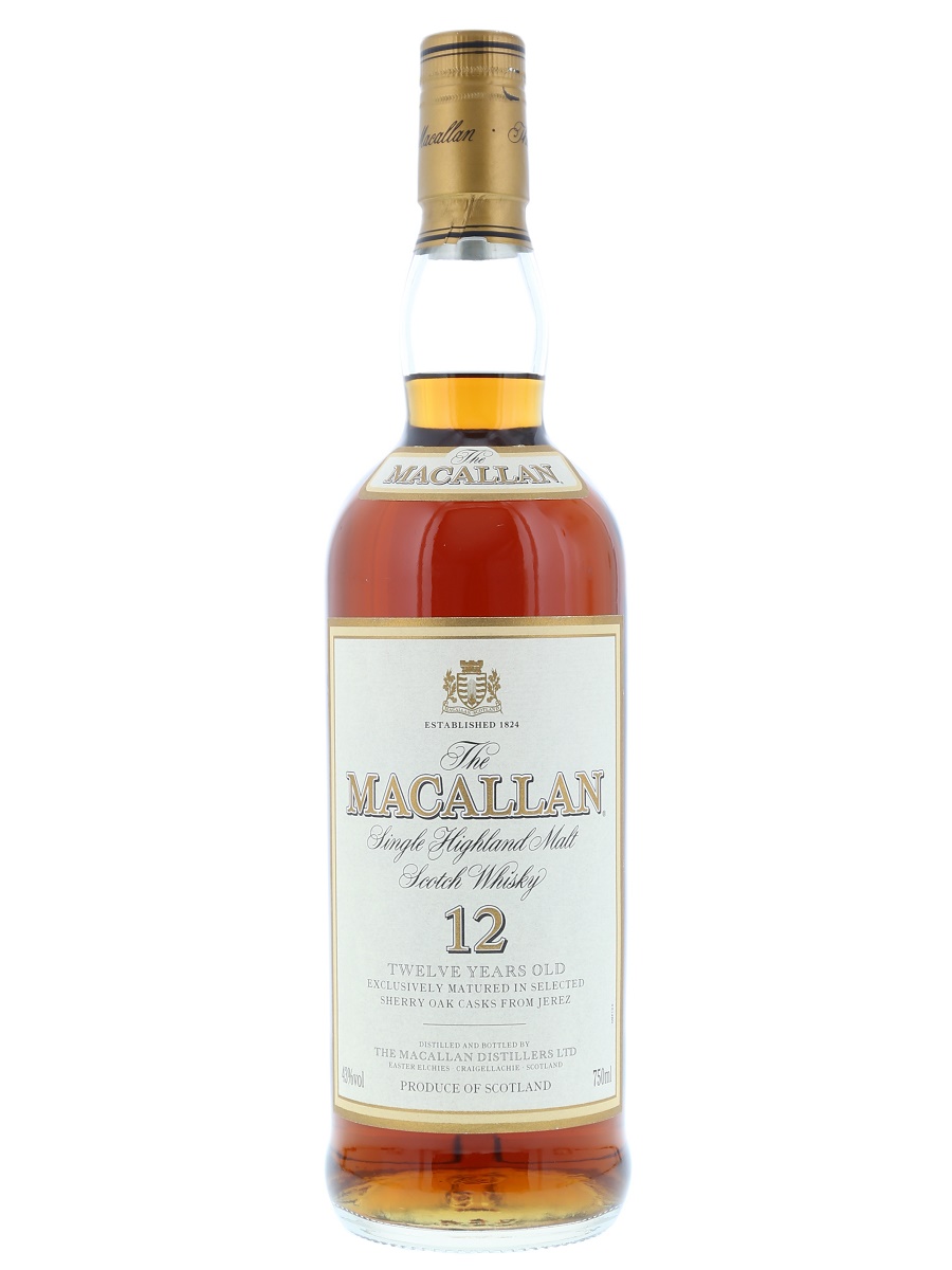 Macallan 12 Year Sherry Oak Cask OB 75cl / 43% Front