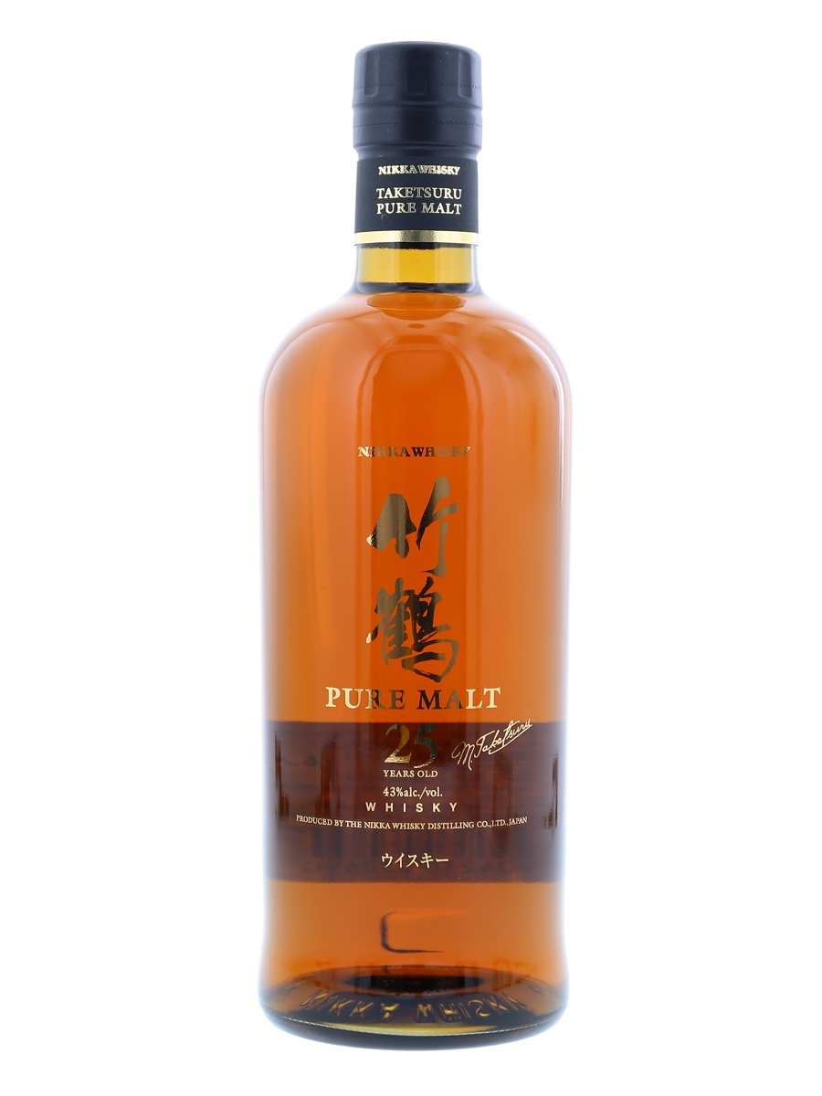 竹鶴 25年 ピュア モルト 700ml/ 43% - 歌舞伎ウイスキー 日本の