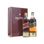 Johnnie Walker Black Label 12 Year & Red Label Bot. Pre1989 (Red 75cl Black 75cl) / 43%